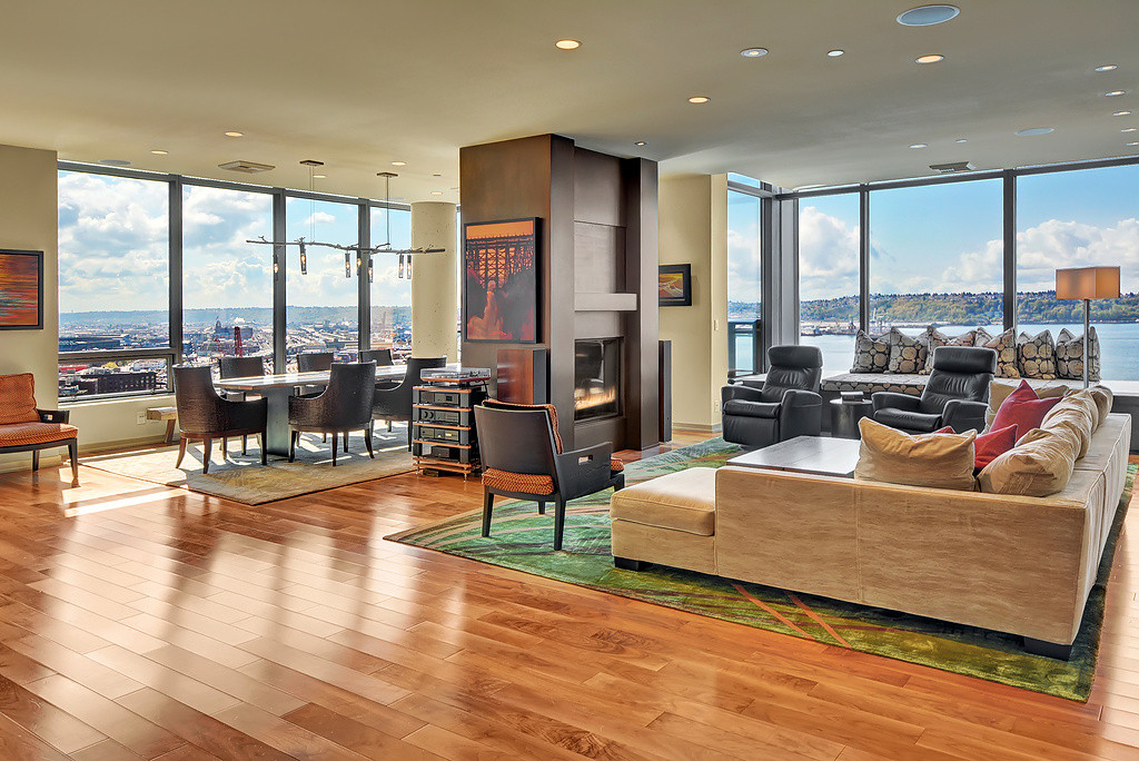 Light filled luxury living space